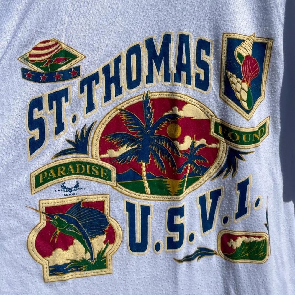 90s Vintage St. Thomas US Virgin Islands paradise t-shirt Single stitch